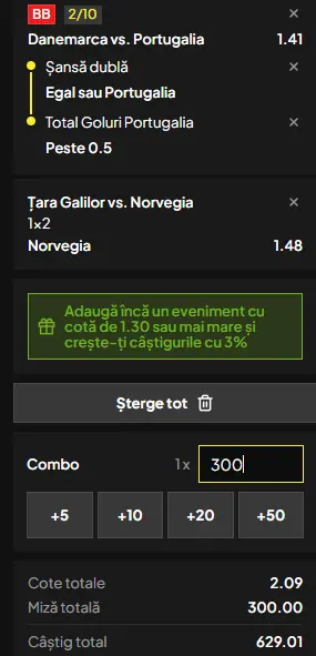 Cota 2 la TopBet 01.10.2026
