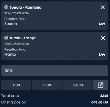 Cota 2 la VictoryBet 25.09.2026