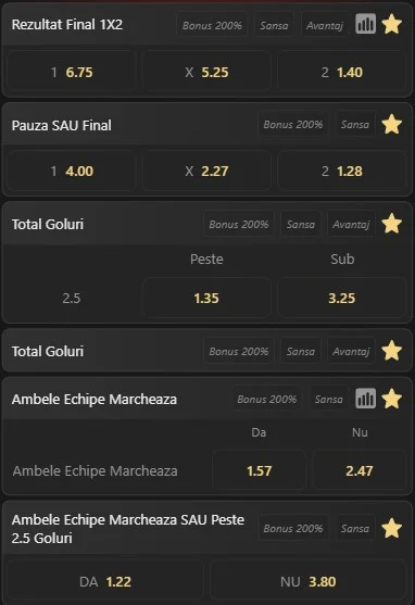 Cote pariuri Marseille - PSG la Winbet