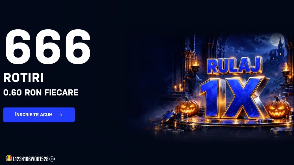 666 Rotiri Gratuite de Halloween cu Rulaj 1X