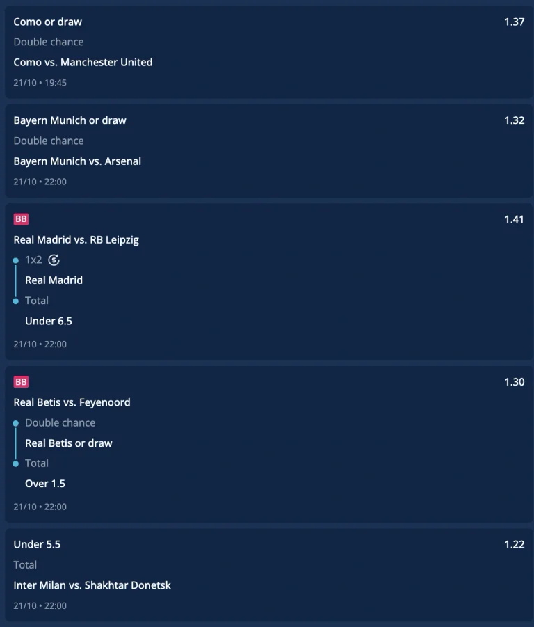 Biletul zilei la Mr Bit din fotbal, 21 octombrie 2026. Mizăm pe goluri la meciul lui Chivu din UCL