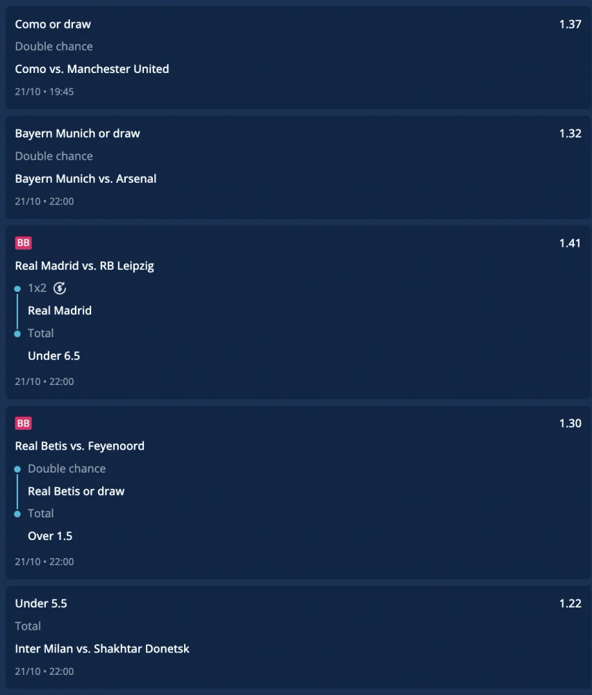 Biletul zilei la Mr Bit din fotbal, 21 octombrie 2026. Mizăm pe goluri la meciul lui Chivu din UCL