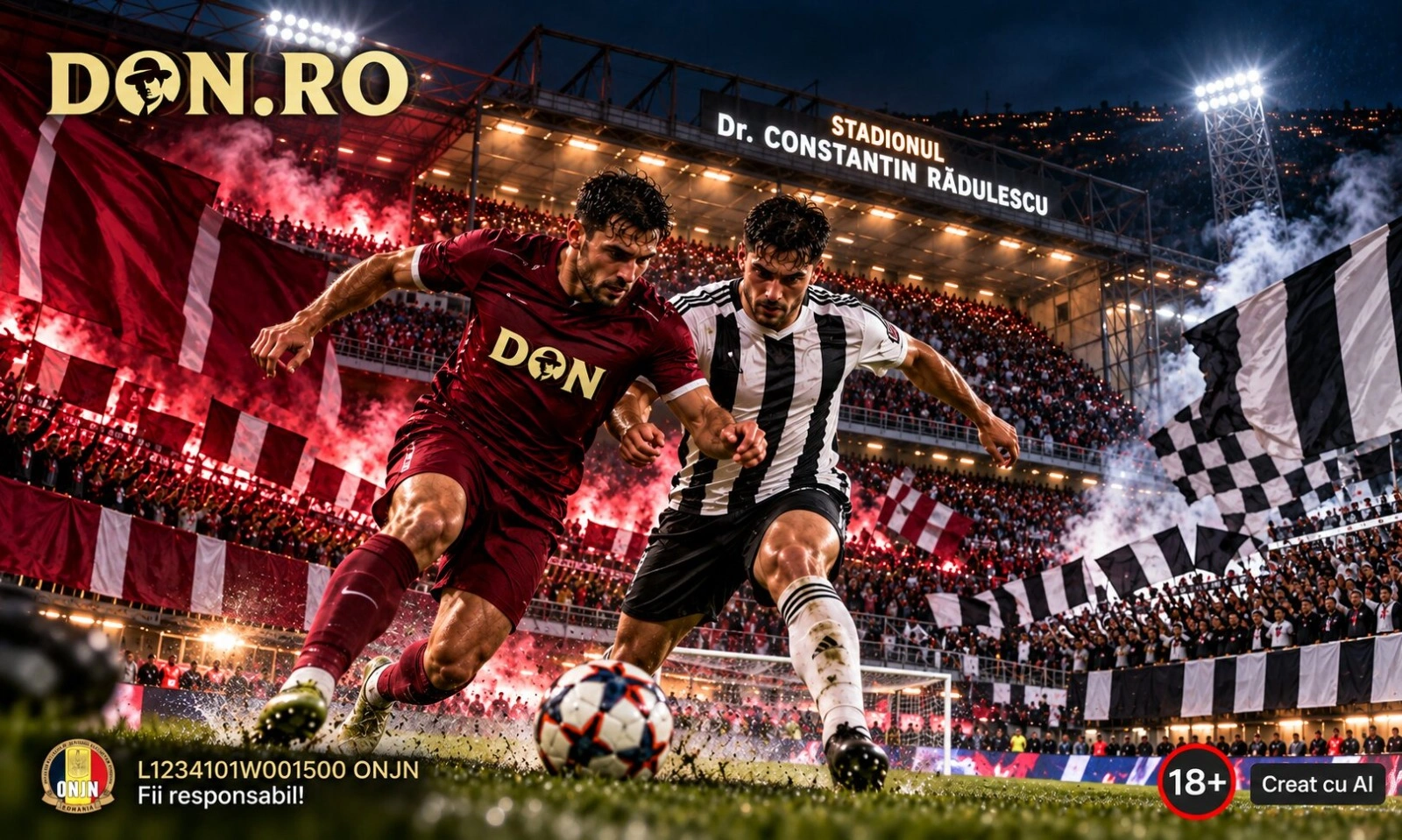 CFR Cluj vs U Cluj 3 cote mărite la Don, partenerul oficial al gazdelor