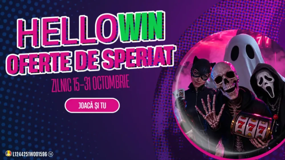 Calendarul HELLOWIN – Deblochează câte o promoție nouă zilnic, până pe 31 octombrie