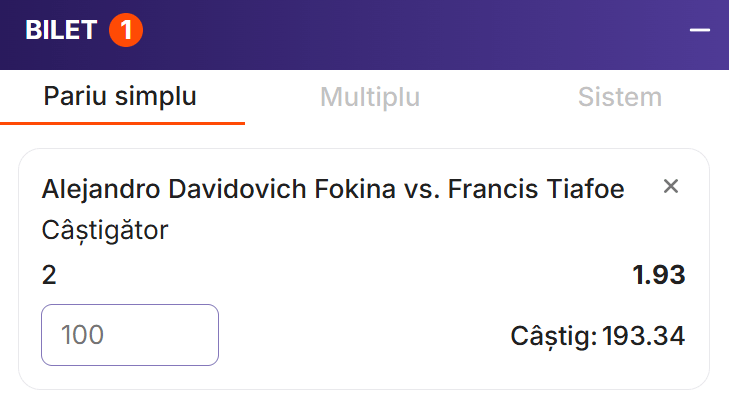 Cota 2 din Tenis 11 octombrie 2026 de la ATP Shanghai la Zinx