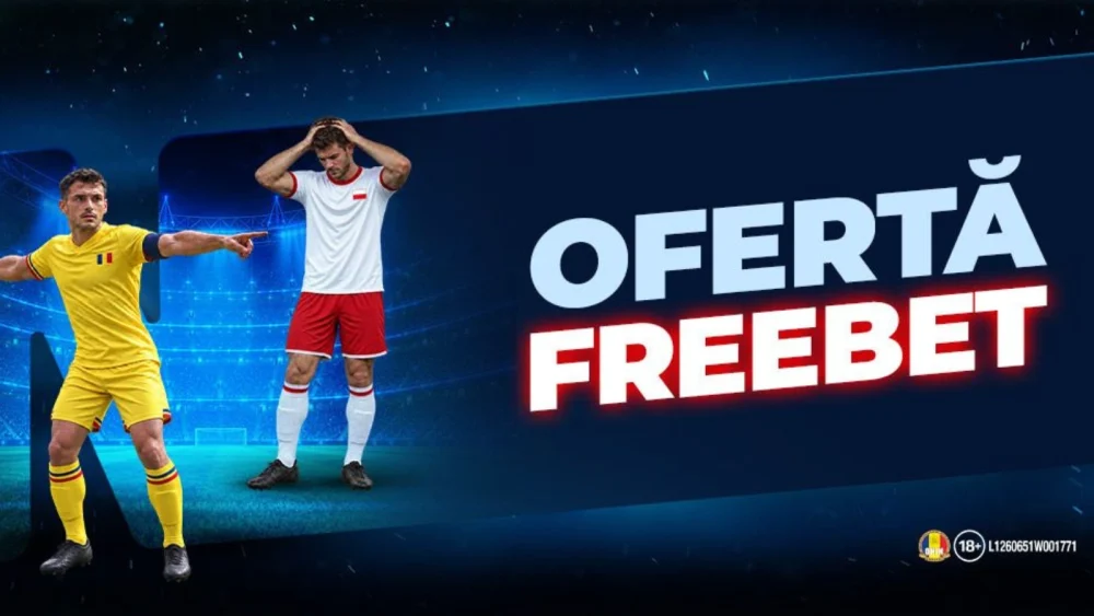 Pariază pe meciul Polonia vs România și câștigă 50 RON Freebet