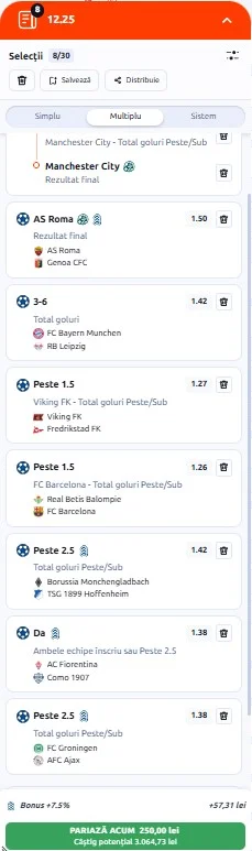 Bilet de weekend din fotbal 17 octombrie 2026
