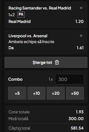 Cota 2 la TopBet 01.11.2026